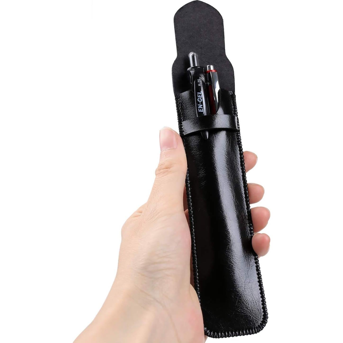 Funda de Cuero para Plumas Daimay - Estuche Protector 2 Piezas