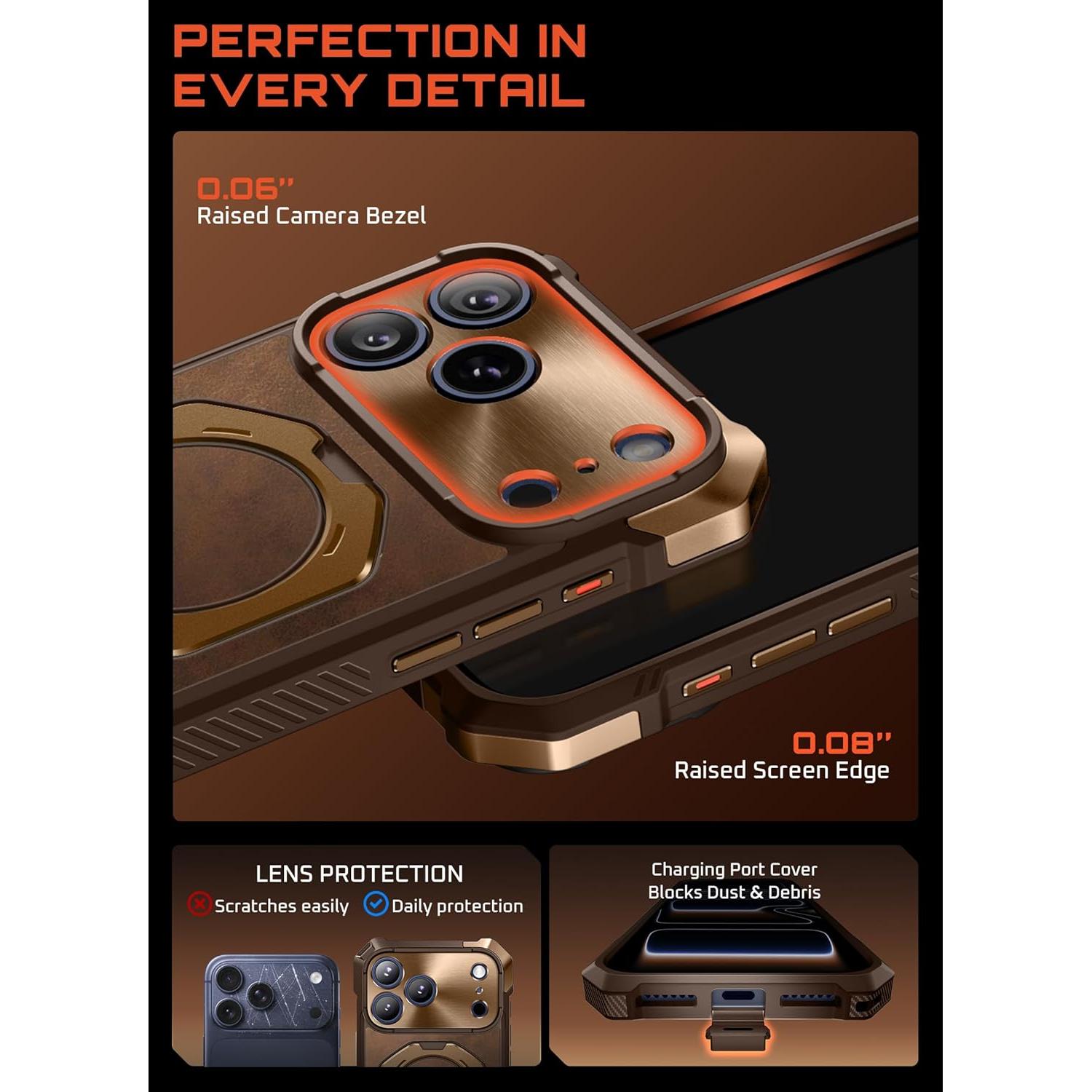 Funda SUPCASE para iPhone 17 Pro Max con Soporte y MagSafe