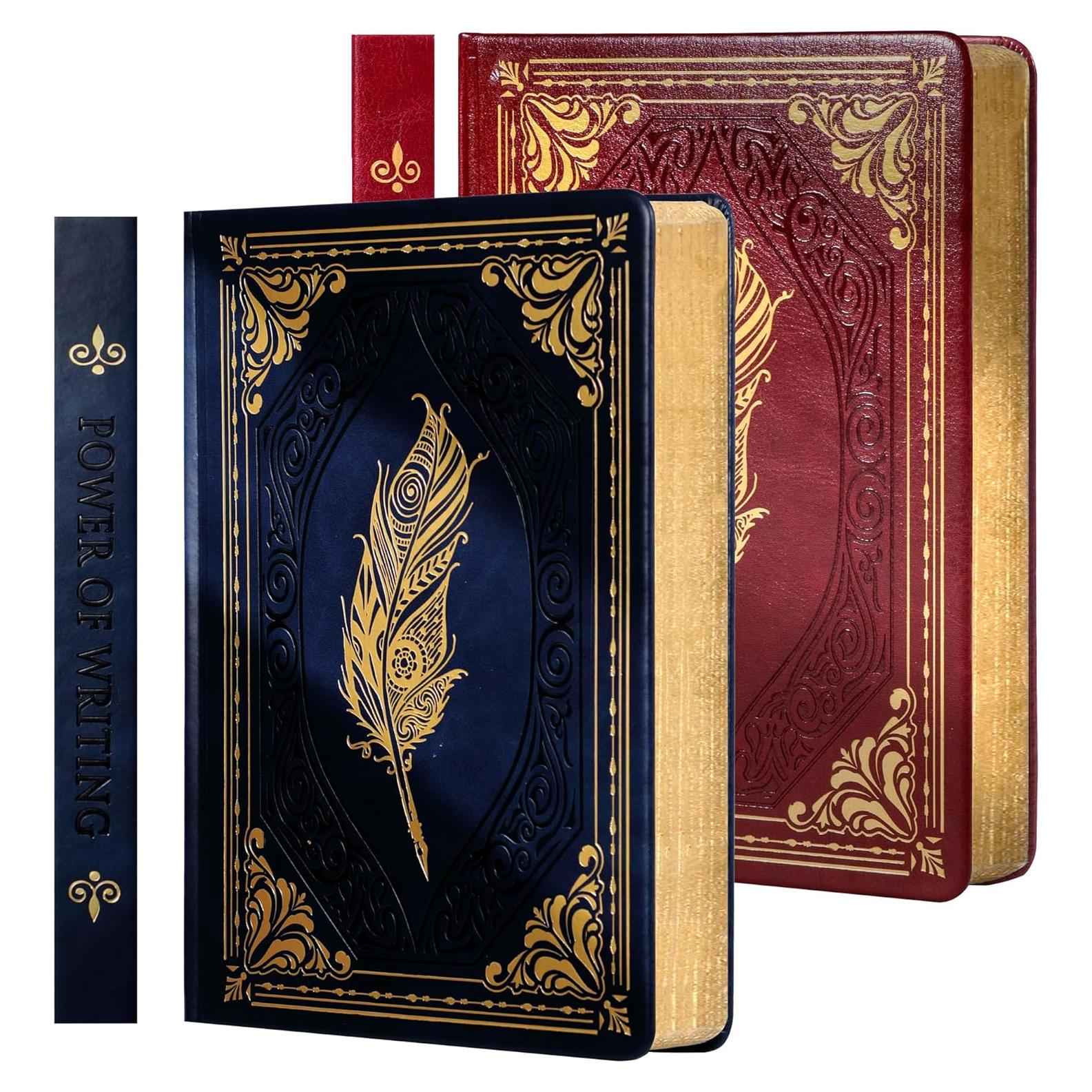 Cuadernos de Tapa Dura CAGIE A5 320 Páginas Rojo Oscuro