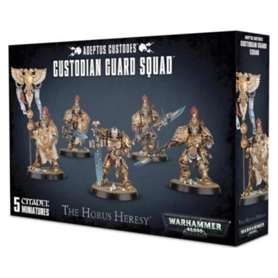 Miniatura Guardia Custodes Games Workshop 5 Figuras 40mm
