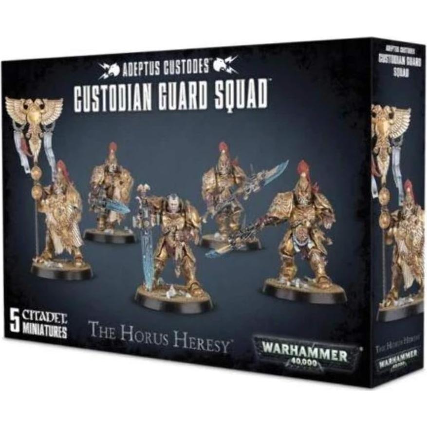 Miniatura Guardia Custodes Games Workshop 5 Figuras 40mm