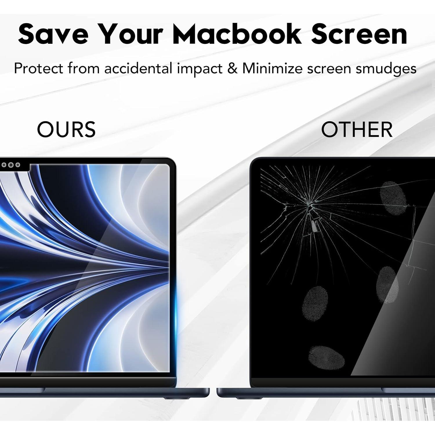 Protector de Pantalla Vidrio Templado XinWoTuo MacBook Air 13.6" M2 2022