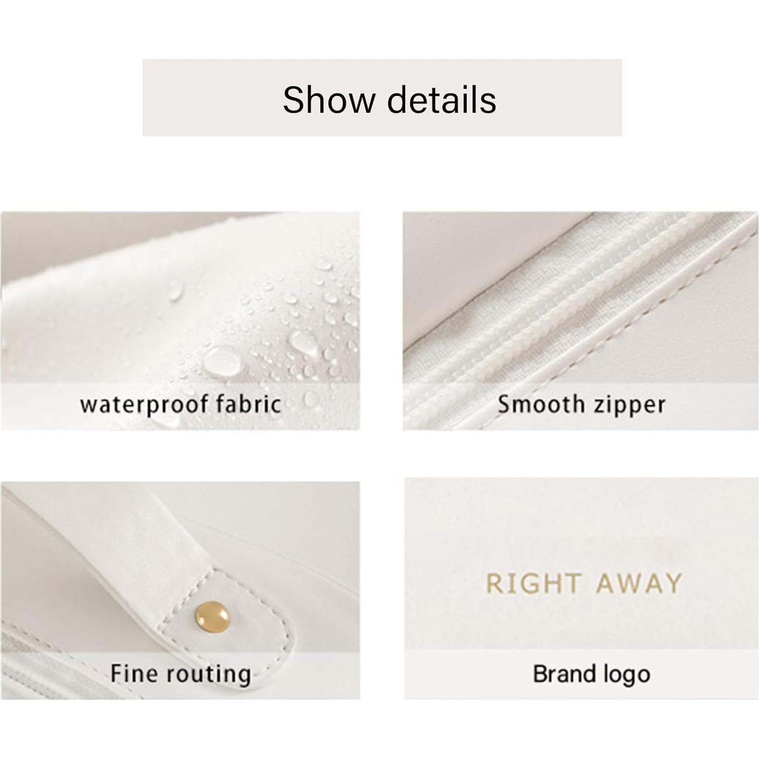 Bolsa de Aseo Right Away para Mujeres - Organizador Cosmético Impermeable