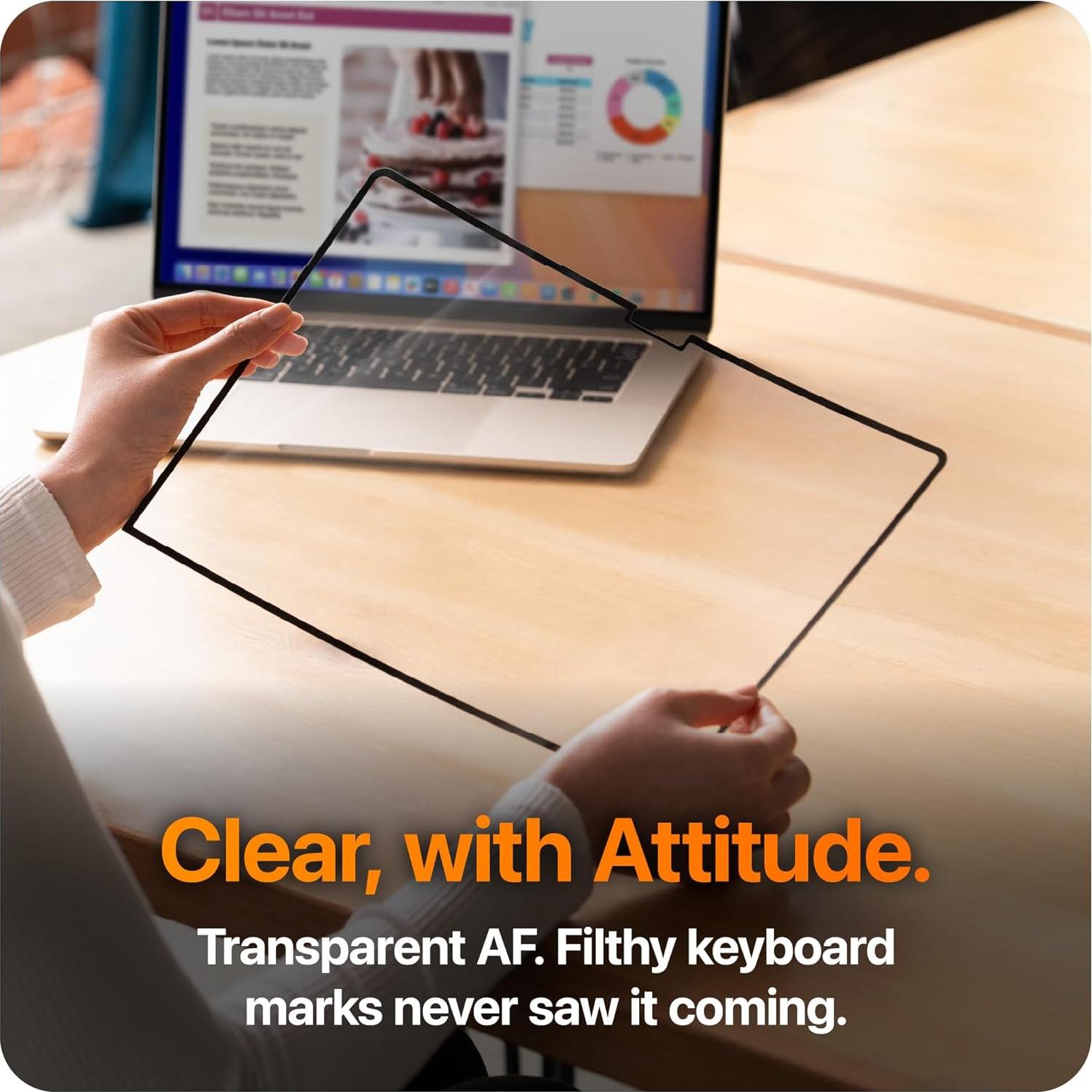 Protector de Pantalla Claro Ultra Delgado GhostView para MacBook Pro 16"