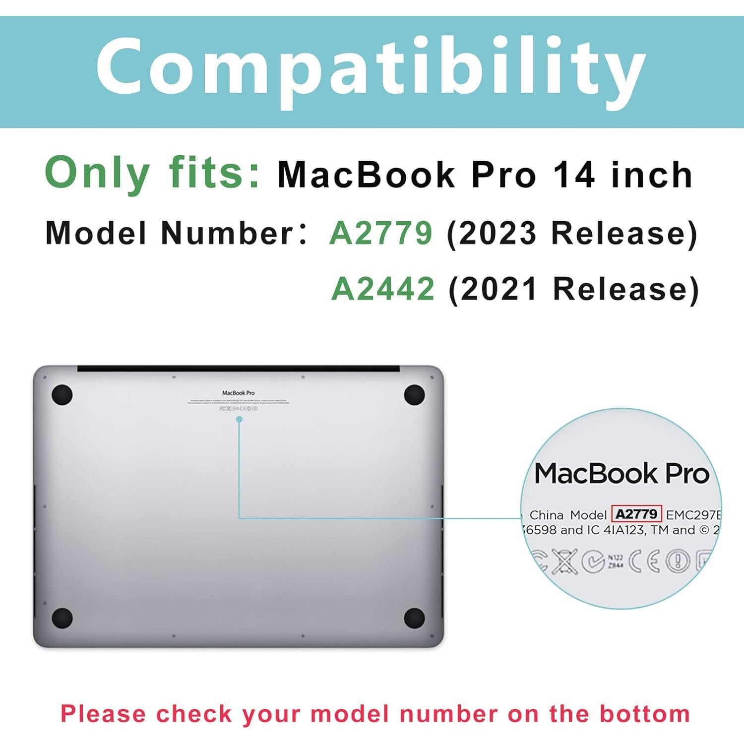 ProCase Protector de Pantalla Vidrio Templado MacBook Pro 14" 2023/2024