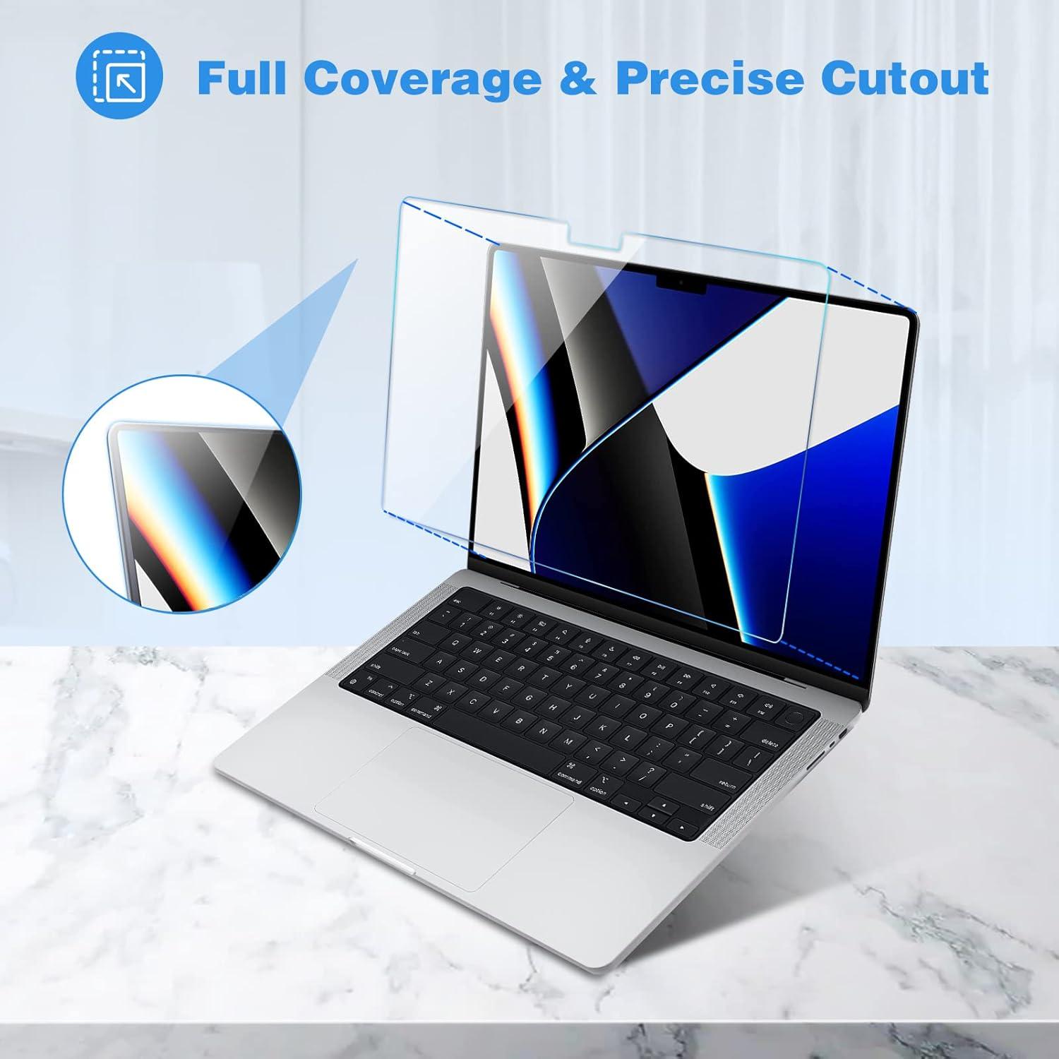 ProCase Protector de Pantalla Vidrio Templado MacBook Pro 14" 2023/2024