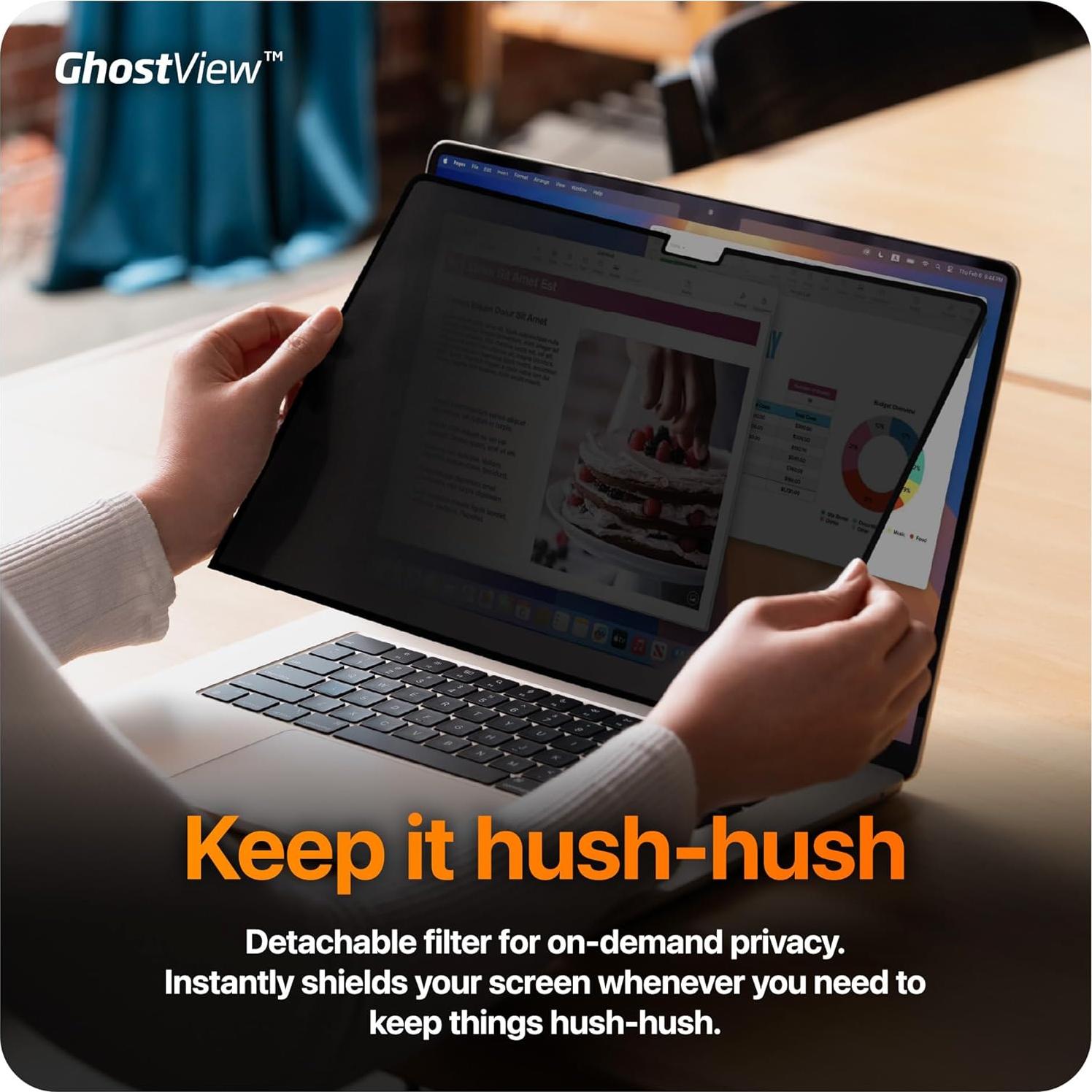 Protector de Pantalla de Privacidad UPPERCASE para MacBook Pro 14"