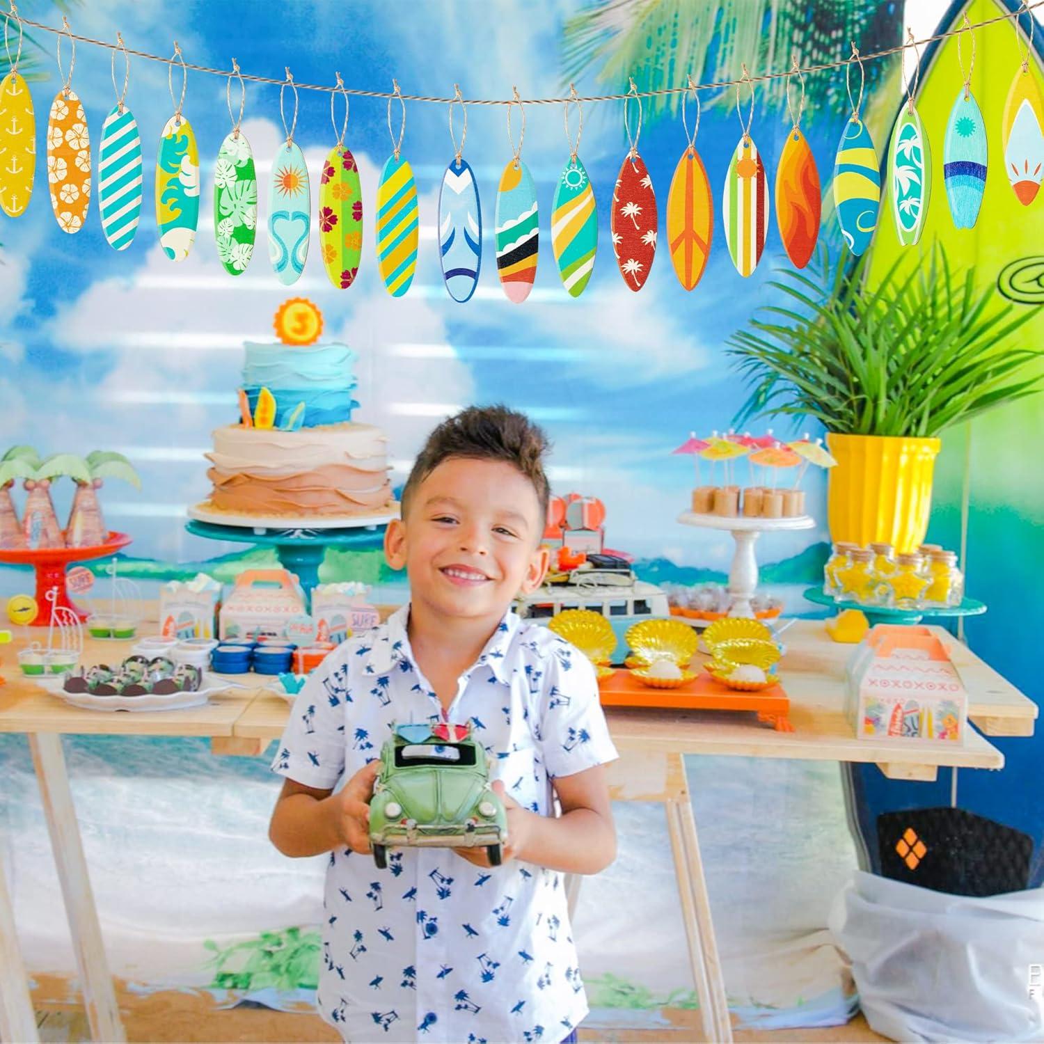 Adornos de Madera Colgantes Haooryx - 31 Piezas de Surf