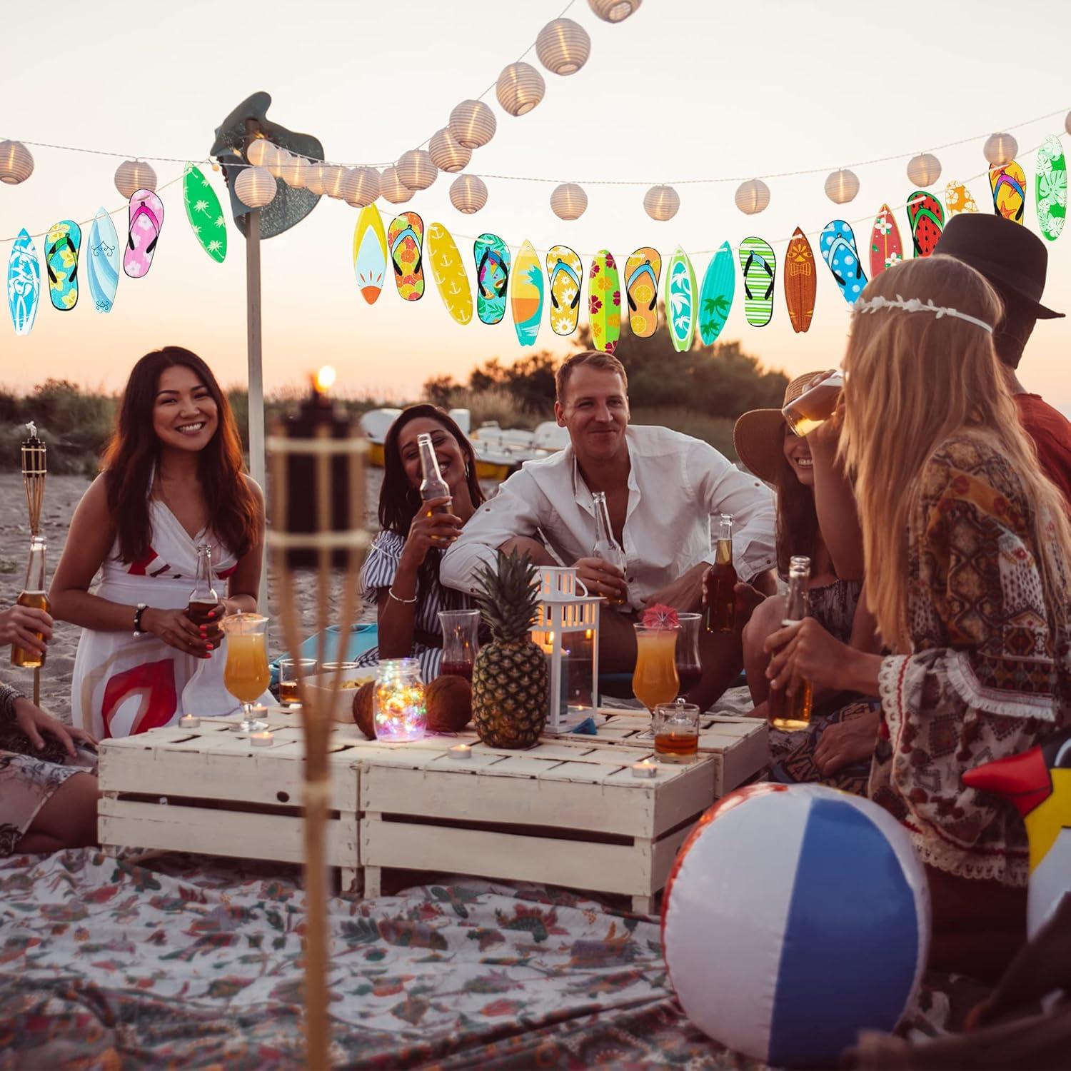 Adornos de Madera Colgantes Haooryx - 31 Piezas de Surf