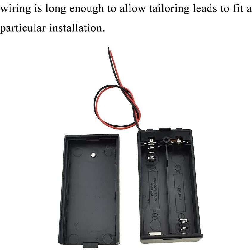 Soporte de Batería AA HAHIYO 3V con Interruptor 8 Piezas