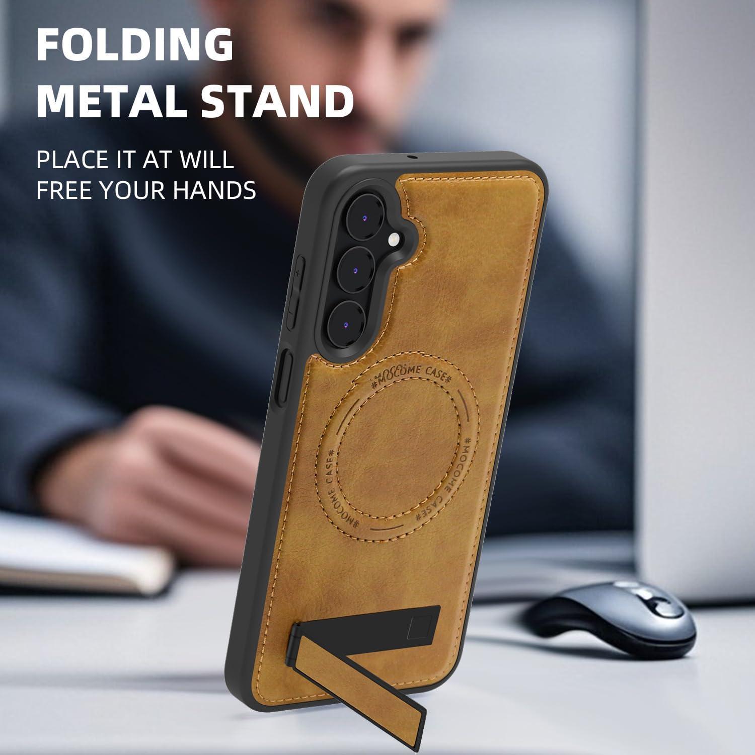 Funda de Cuero PU Lunivop para Samsung Galaxy A16 6.7" Magsafe