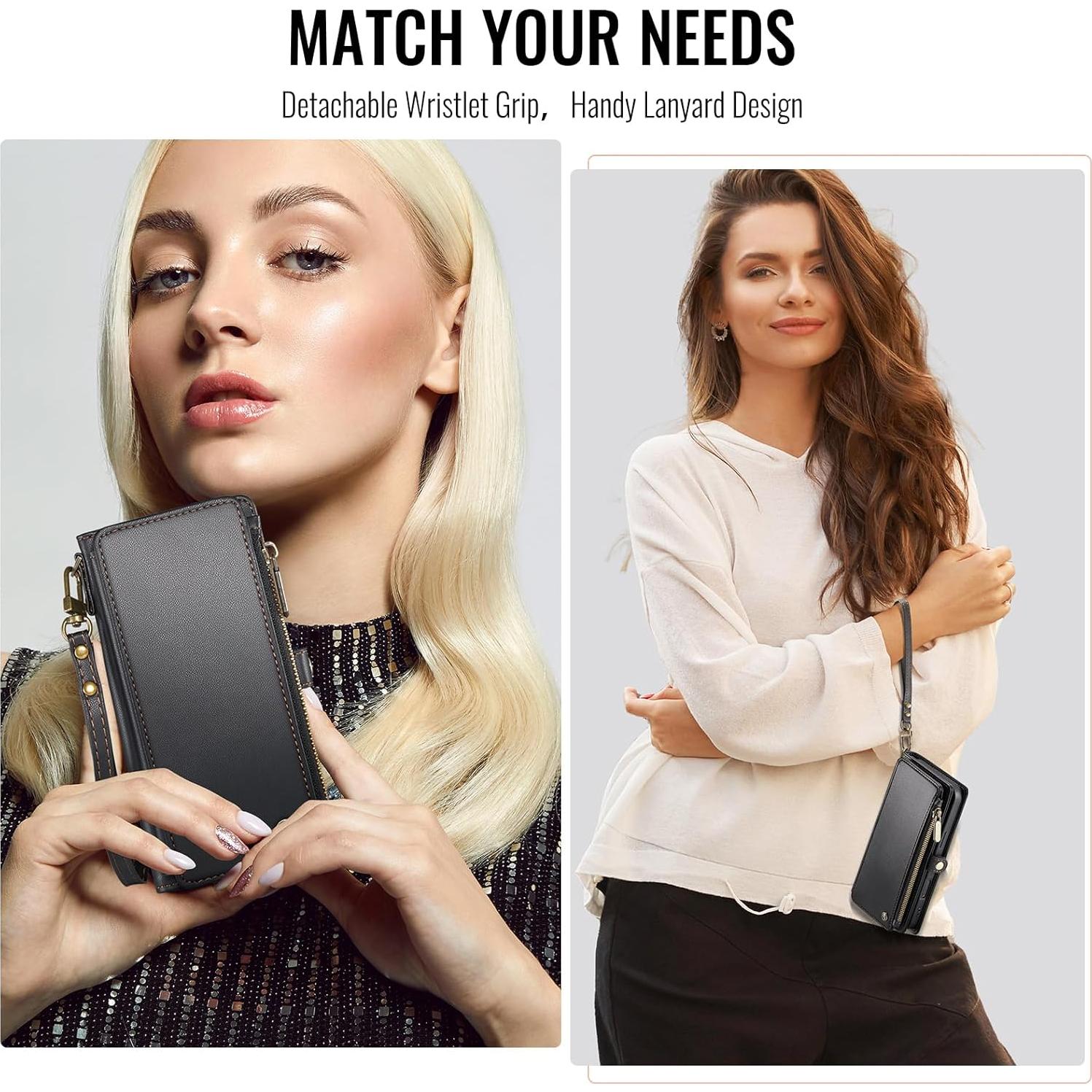 Funda Cartera Defencase para Samsung Galaxy S22 5G - Negro