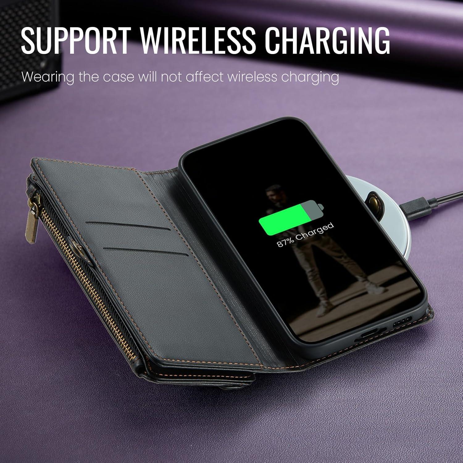 Funda Cartera Defencase para Samsung Galaxy S22 5G - Negro