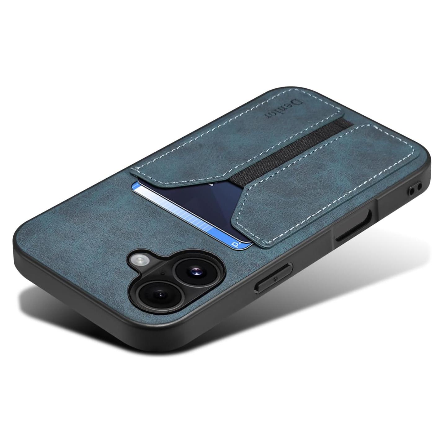 Funda de Cartera Kowauri para iPhone 17, Azul, Ultra Delgada