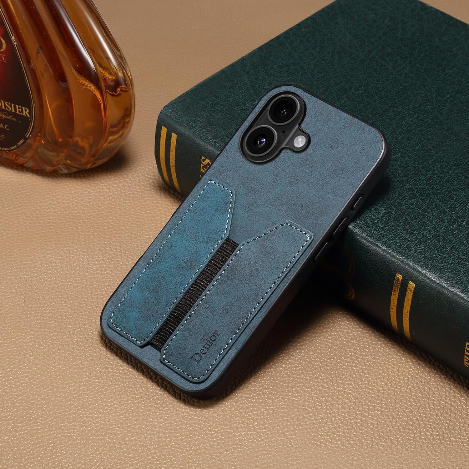 Funda de Cartera Kowauri para iPhone 17, Azul, Ultra Delgada