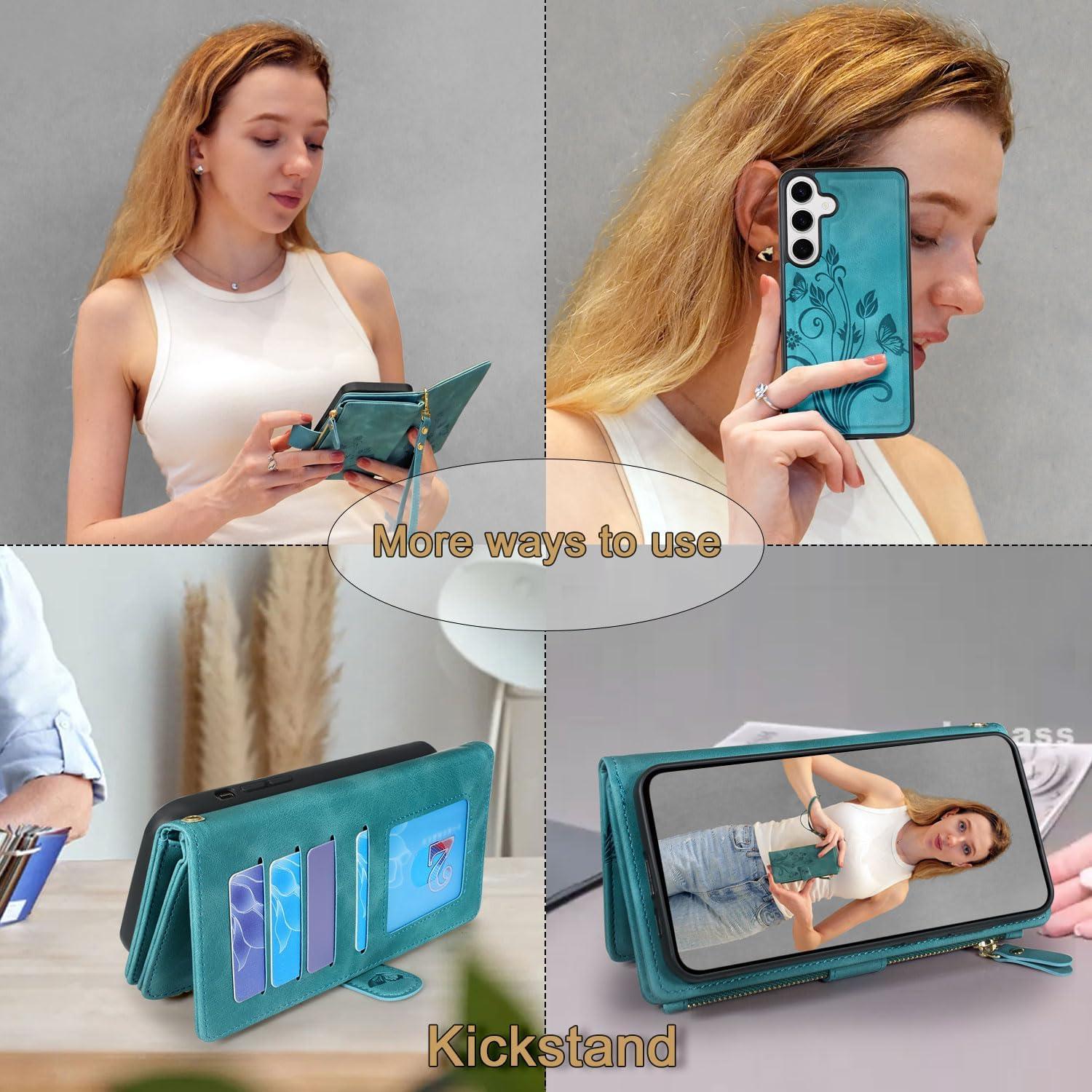 Carcasa Billetera Lacass para Samsung Galaxy S25 6.2" 12 Tarjetas