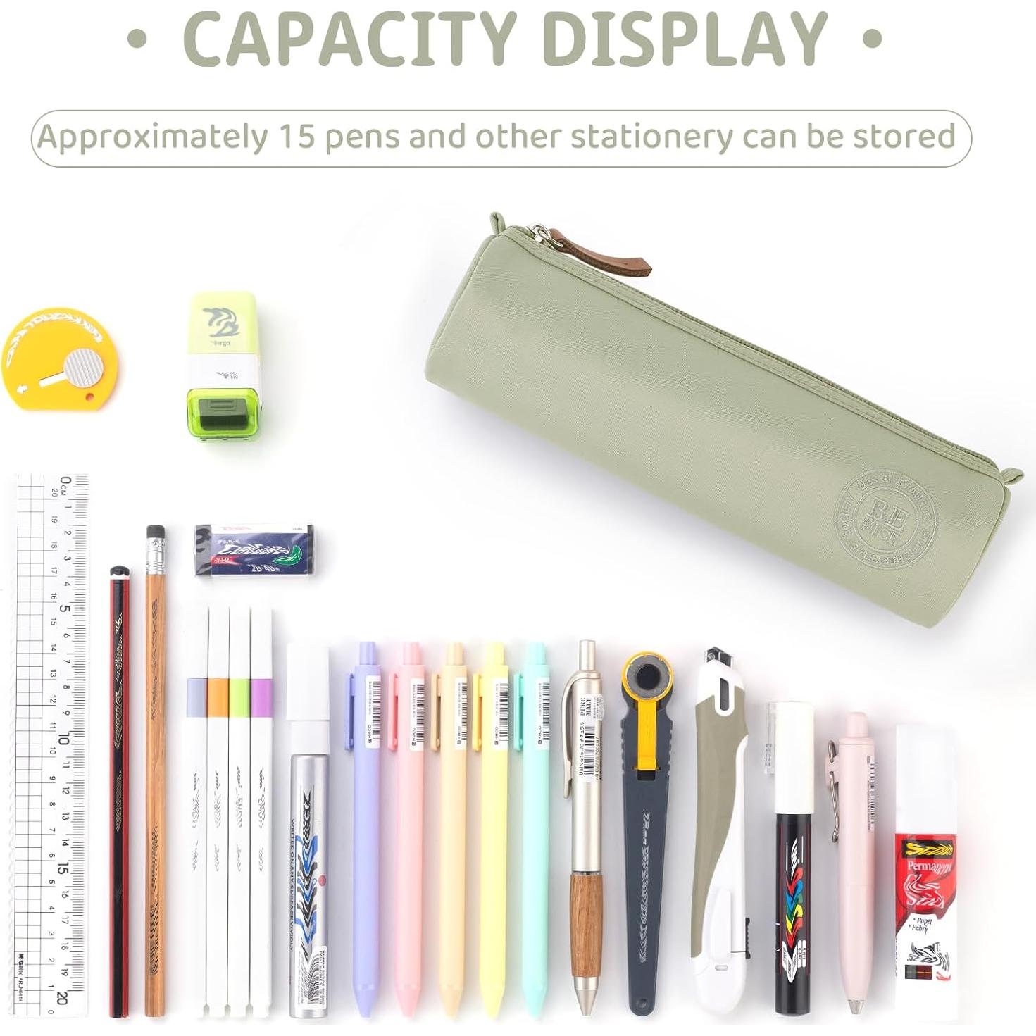 Estuche para Lápices EASTHILL Verde 23.5x6.5 cm Oficina