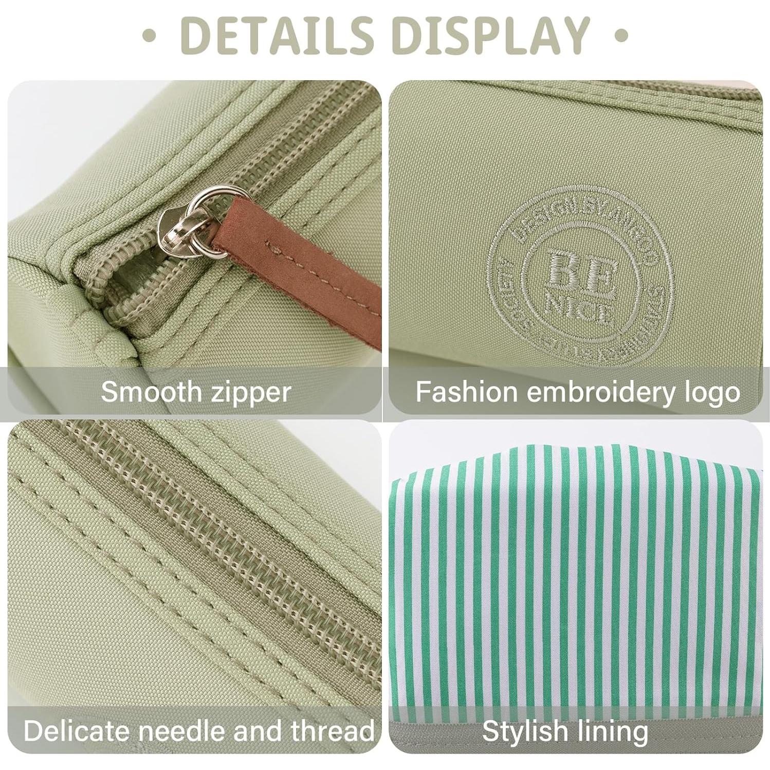 Estuche para Lápices EASTHILL Verde 23.5x6.5 cm Oficina