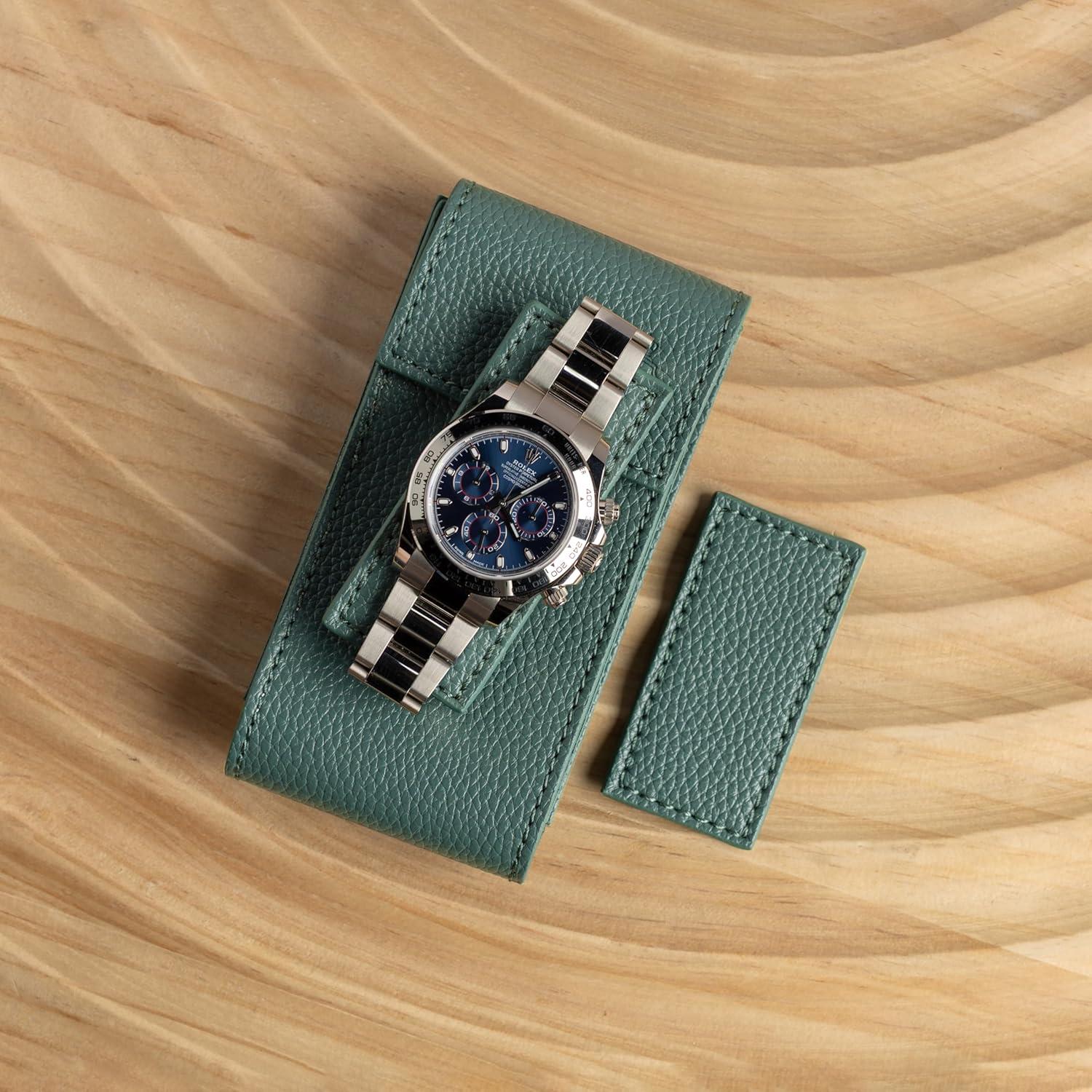 Funda de Reloj Minimalista HOUSEOFHIGGINS Verde Salvia