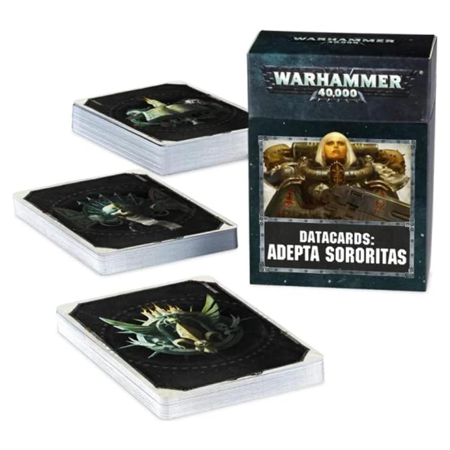 Tarjetas de Datos Warhammer 40,000 Adepta Sororitas 8ª Edición
