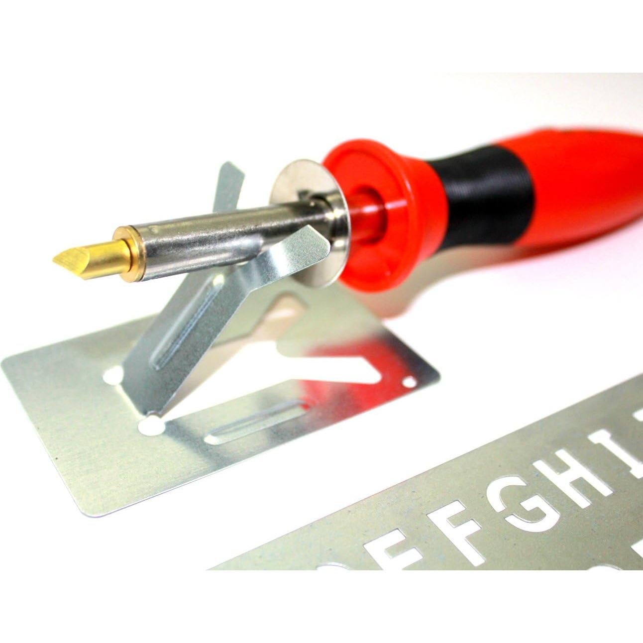 Juego de Plumas de Pirógrafo TRUArt - 35 Puntas, 30W, Caja Aluminio