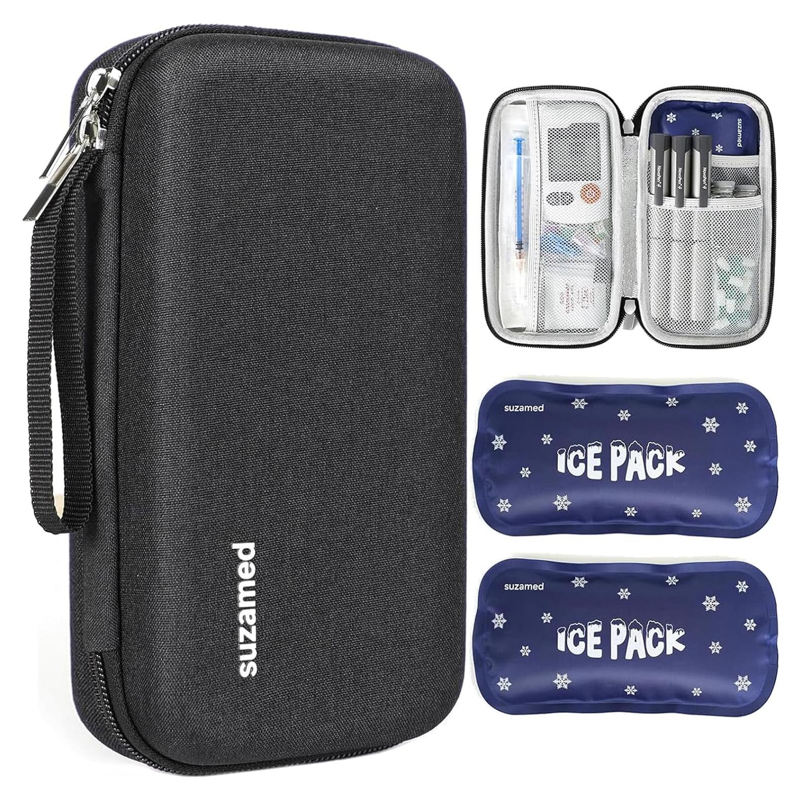 Funda de Viaje para Insulina Suzamed con Aislamiento y Hielo