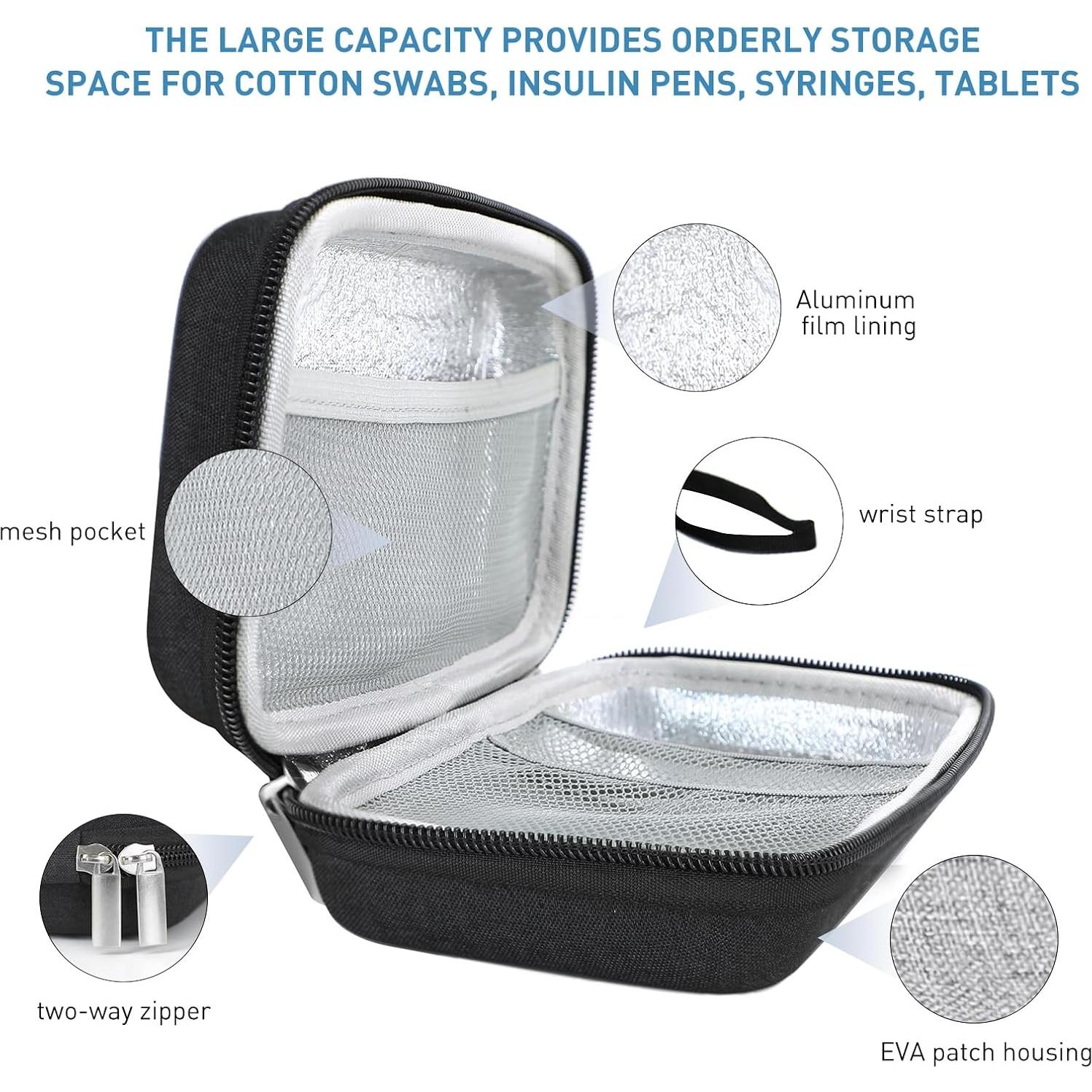 Funda de Viaje para Insulina Suzamed con Aislamiento y Hielo