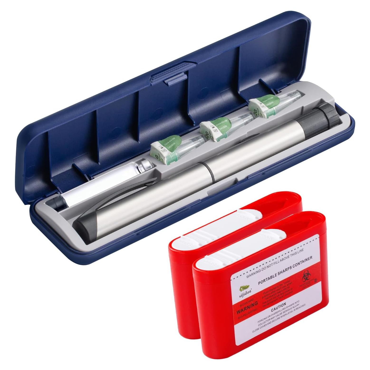 Estuche de Viaje para Pluma de Insulina Sijidou con Contenedor