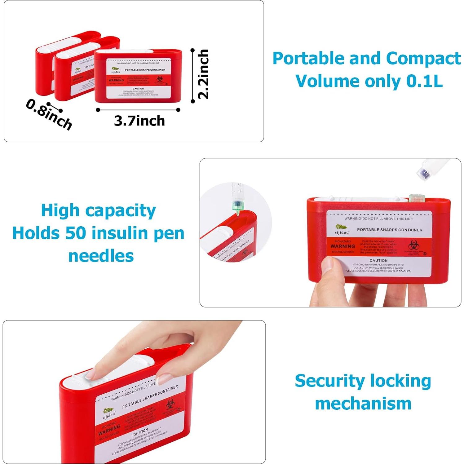 Estuche de Viaje para Pluma de Insulina Sijidou con Contenedor