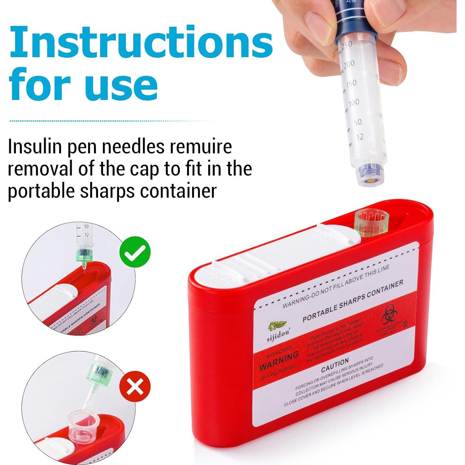 Estuche de Viaje para Pluma de Insulina Sijidou con Contenedor