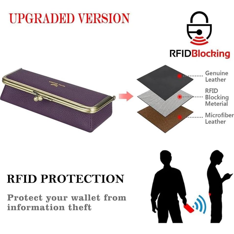 Estuche de Gafas de Cuero Genuino Royal Bagger - Bloqueo RFID