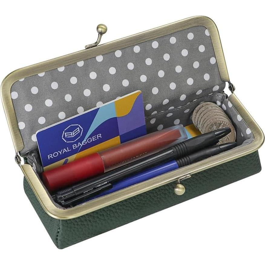 Estuche de Gafas de Cuero Genuino Royal Bagger - Bloqueo RFID