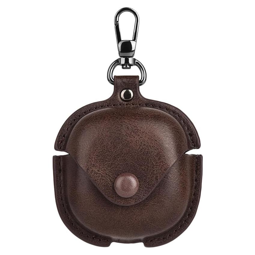 Funda de Cuero YQGF para Galaxy Buds 2 Pro/2/Pro/Live - Café