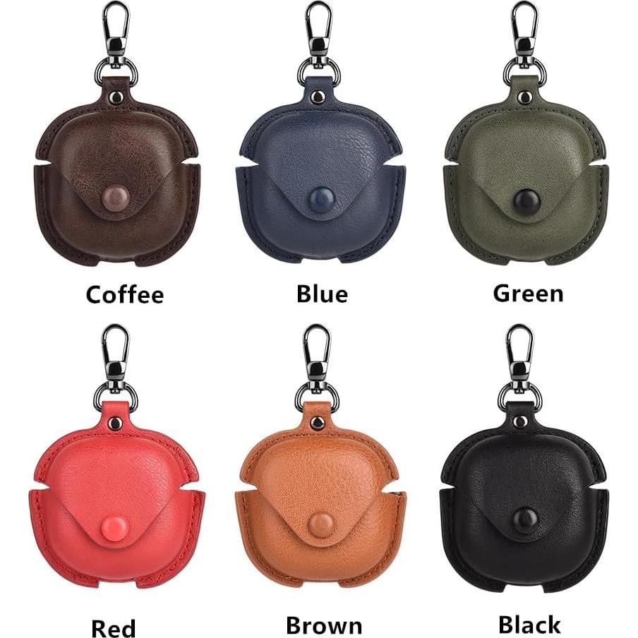 Funda de Cuero YQGF para Galaxy Buds 2 Pro/2/Pro/Live - Café