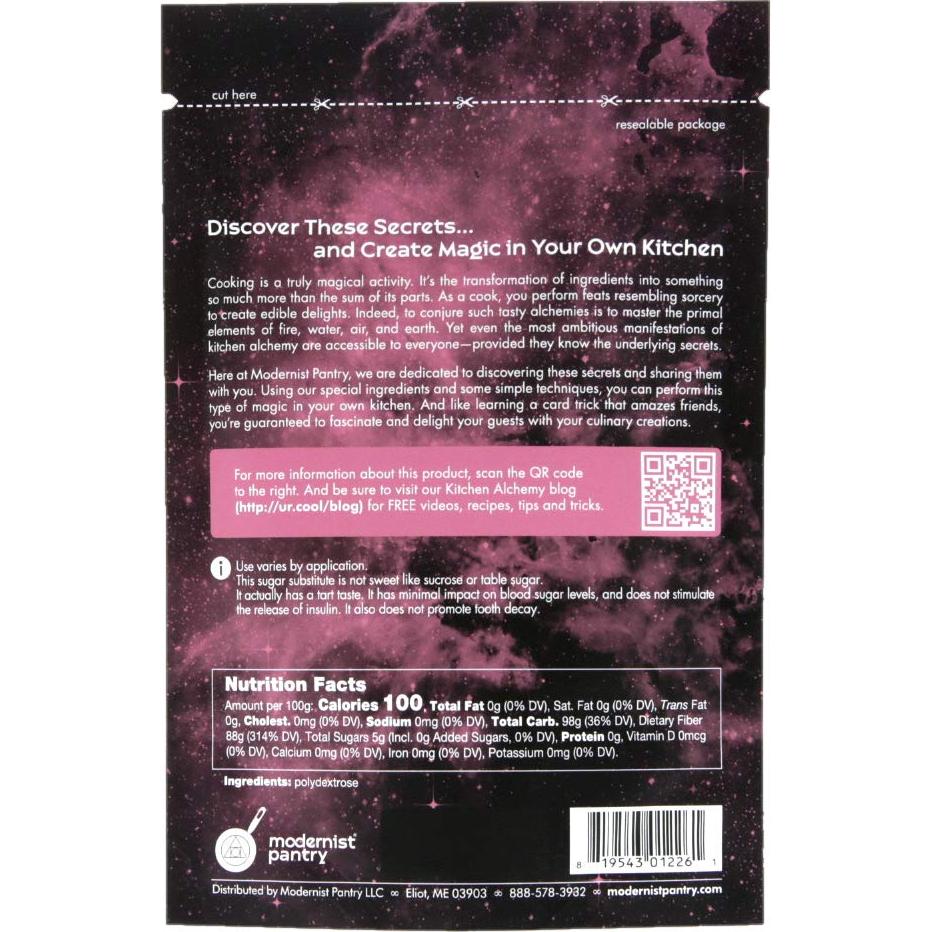 Polvo de Polidextrosa Pura Vegan 200g - Libre de Gluten Kosher