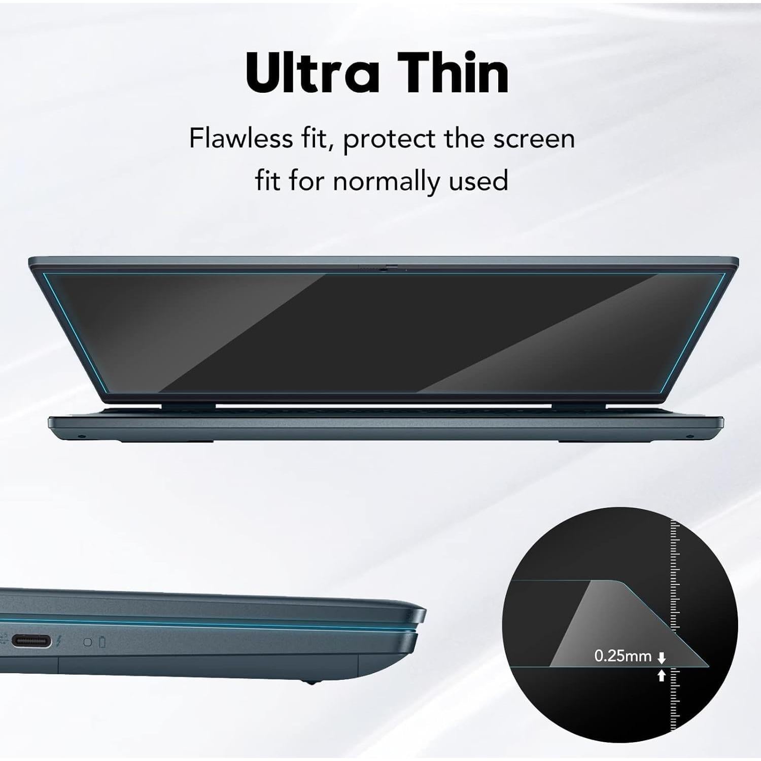 Protector de Pantalla Vidrio Templado 9H para Laptops HP 15.6"