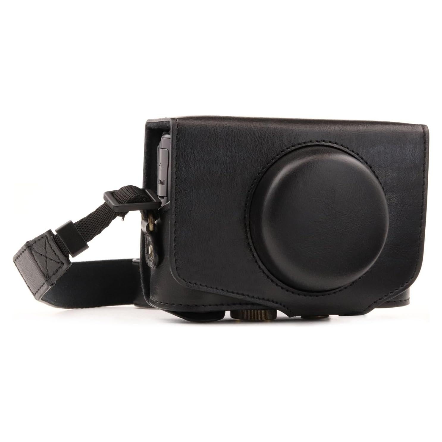 Funda de Cuero MegaGear MG1173 para Canon PowerShot SX740/SX730