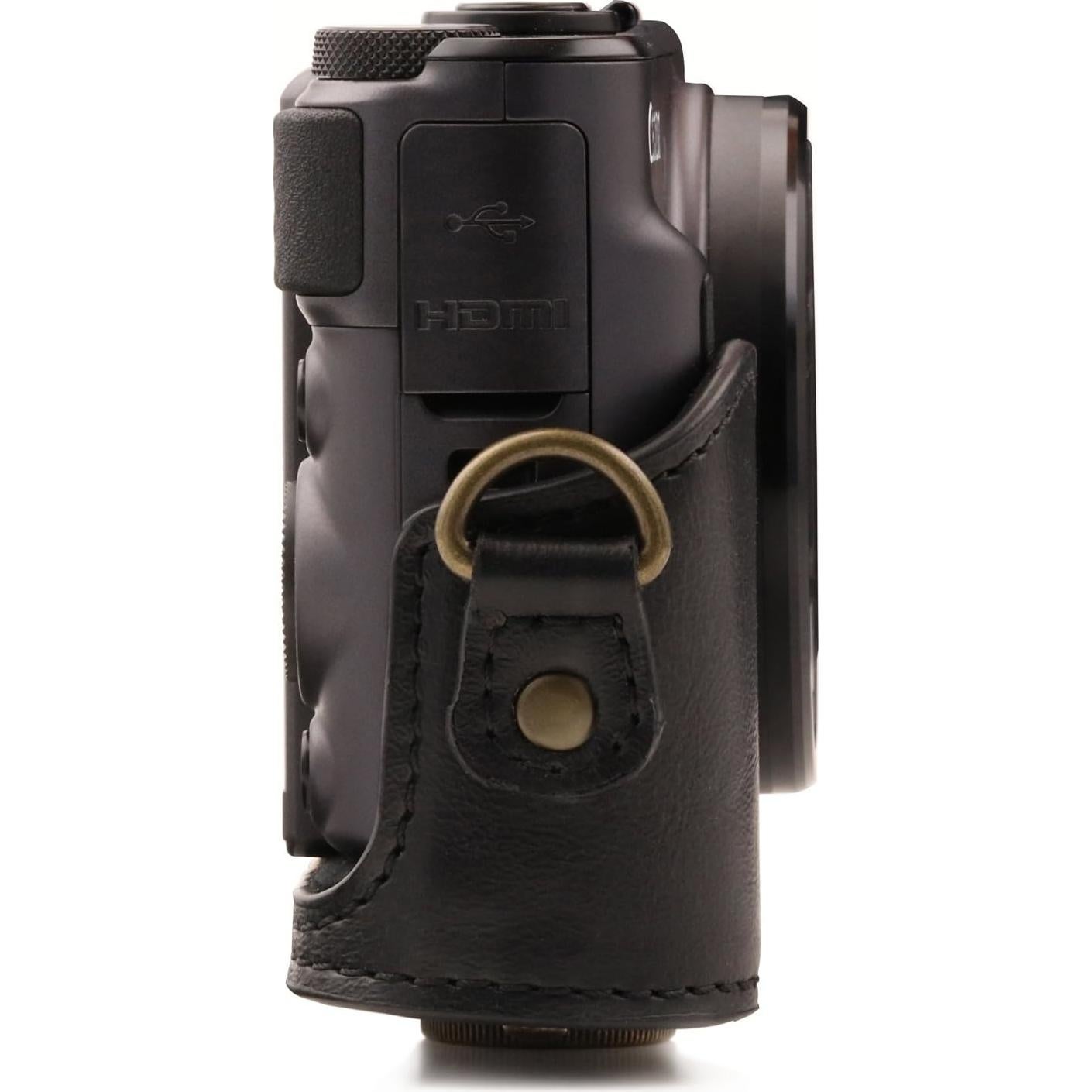 Funda de Cuero MegaGear MG1173 para Canon PowerShot SX740/SX730