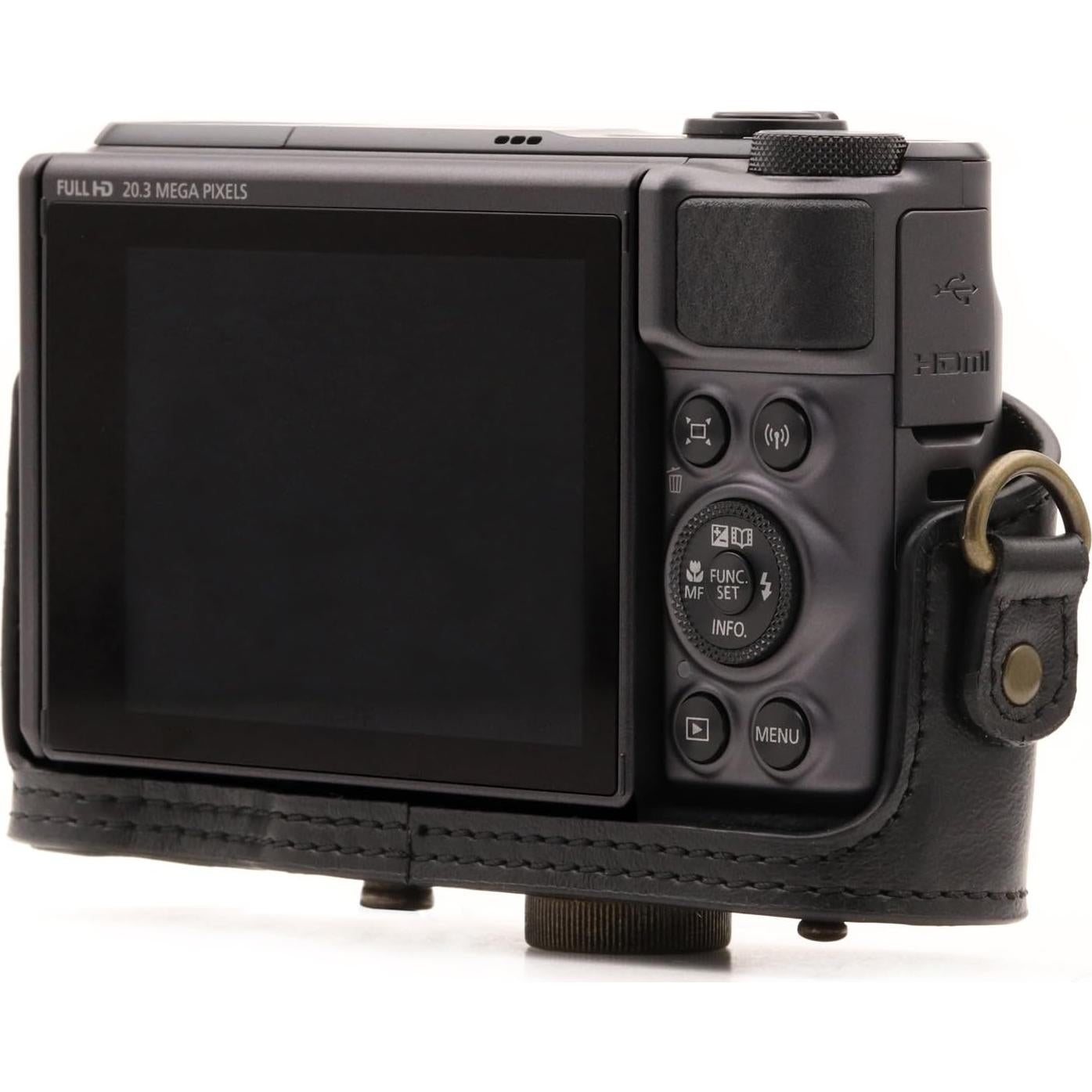 Funda de Cuero MegaGear MG1173 para Canon PowerShot SX740/SX730