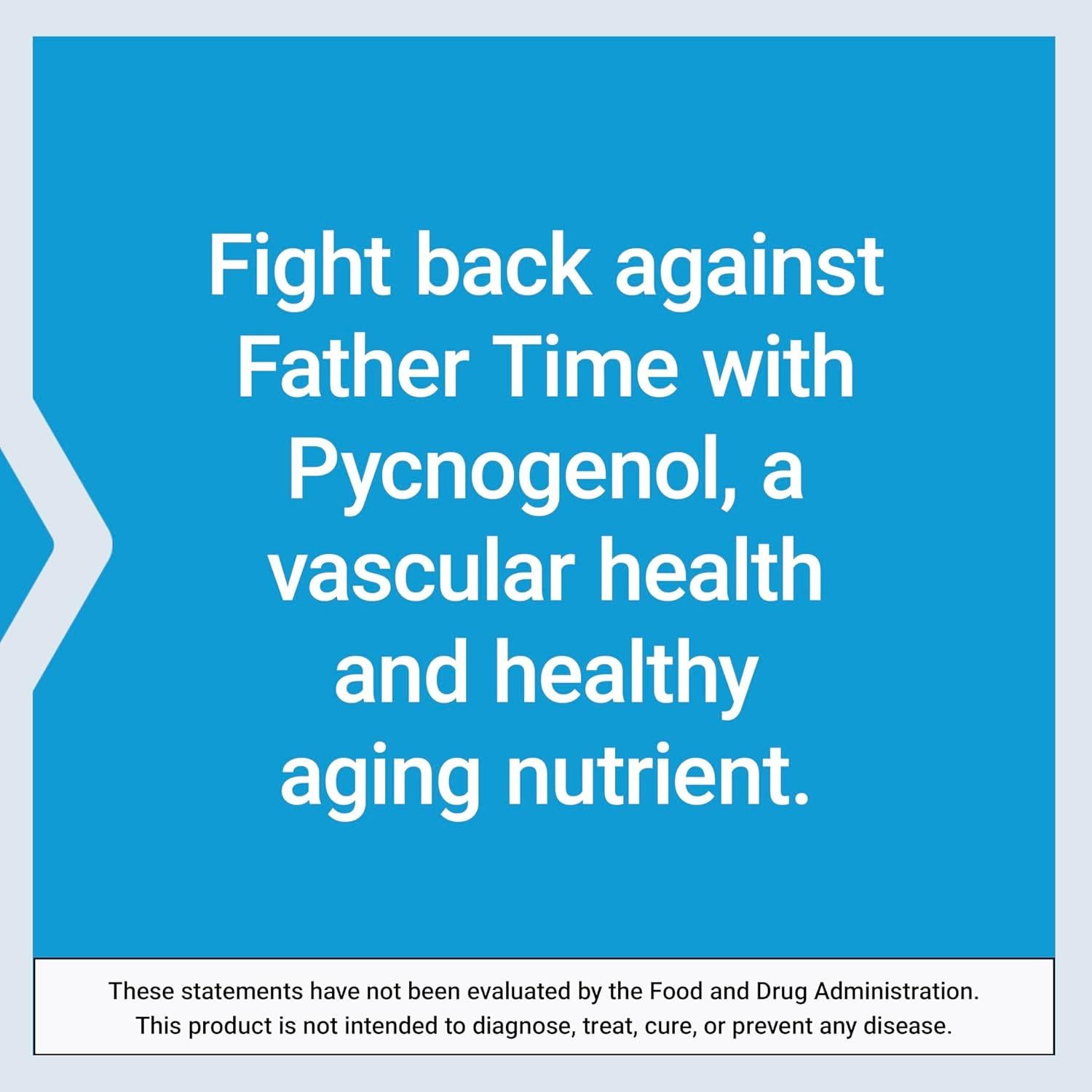 Suplemento Pycnogenol Life Extension - 60 cápsulas antioxidantes