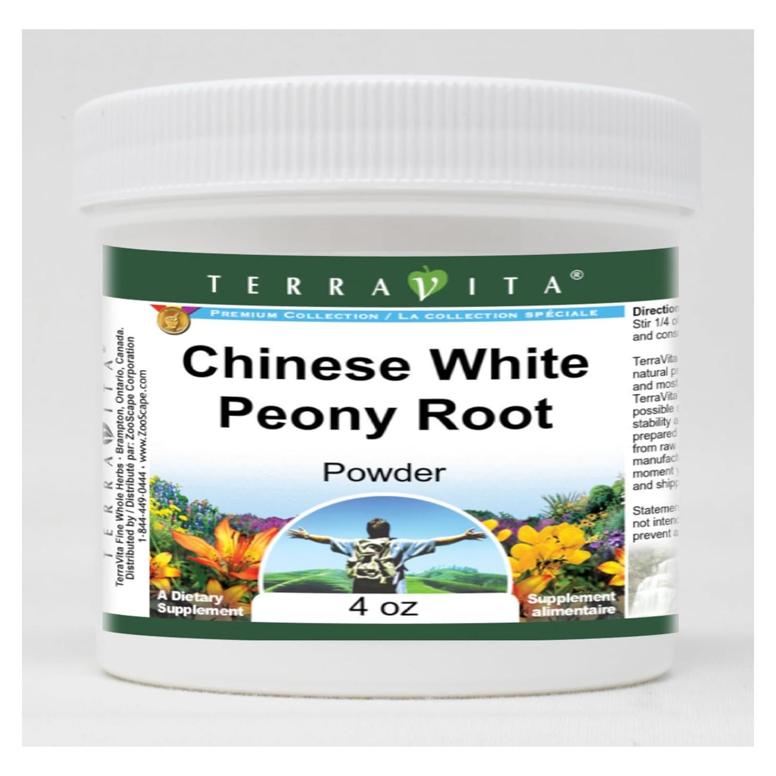 Polvo de Raíz de Peonía Blanca TerraVita 3 x 113 g