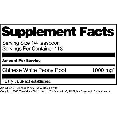 Polvo de Raíz de Peonía Blanca TerraVita 3 x 113 g