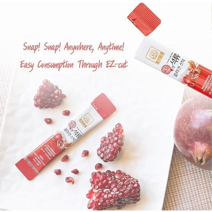 Gelatina de Colágeno de Granada Baekje Geumsan 145g - 6 Sticks