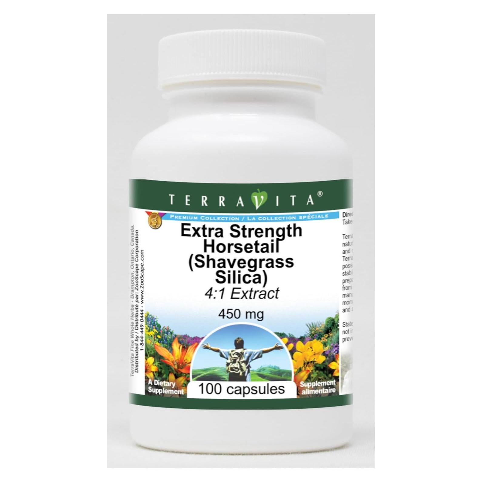 Extracto de Cola de Caballo TerraVita 450 mg 100 Cápsulas