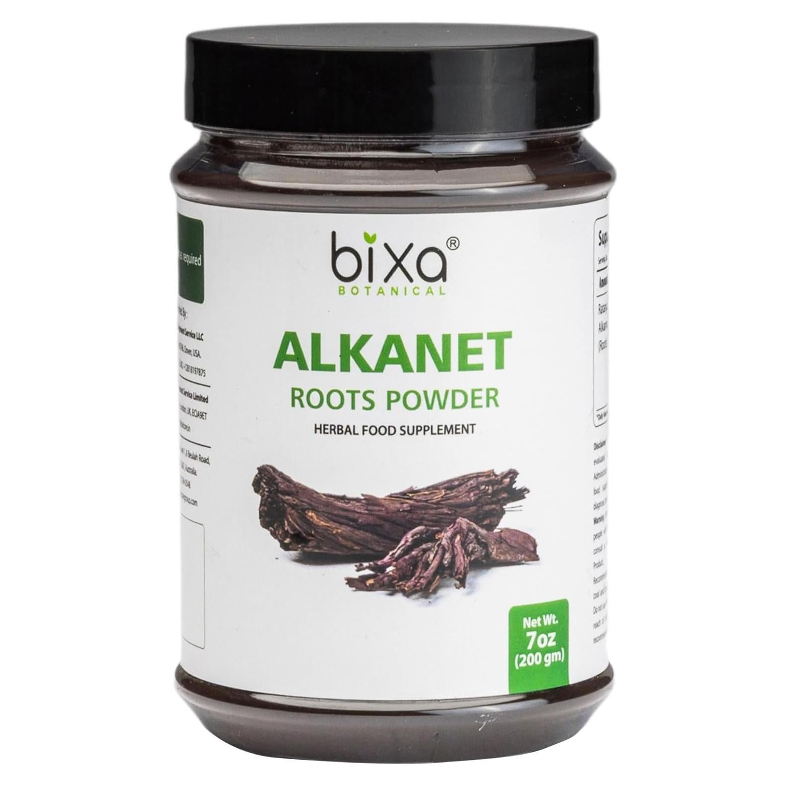 Polvo de Raíz de Alcanet Bixa Botanical 200g Antioxidante Vegano