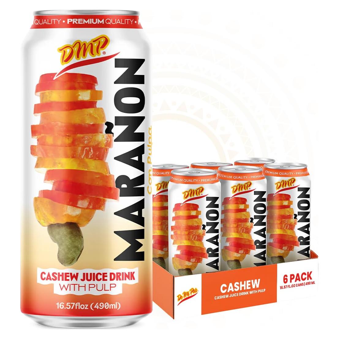 Jugo de Anacardo De Mi País 490 ml - Paquete de 6 Latas