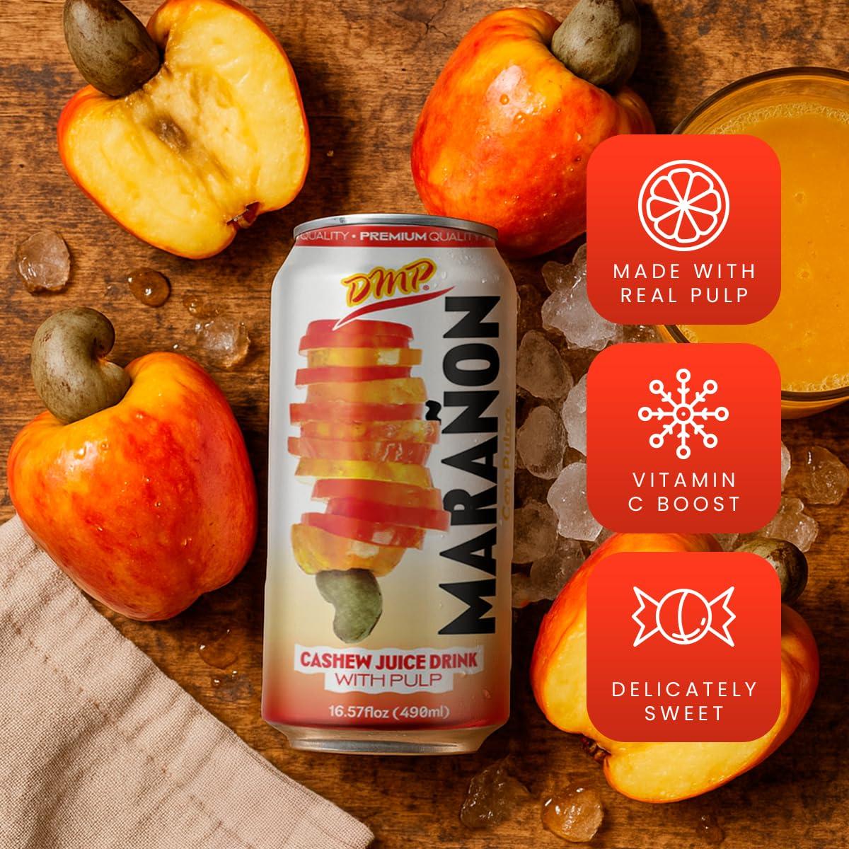 Jugo de Anacardo De Mi País 490 ml - Paquete de 6 Latas