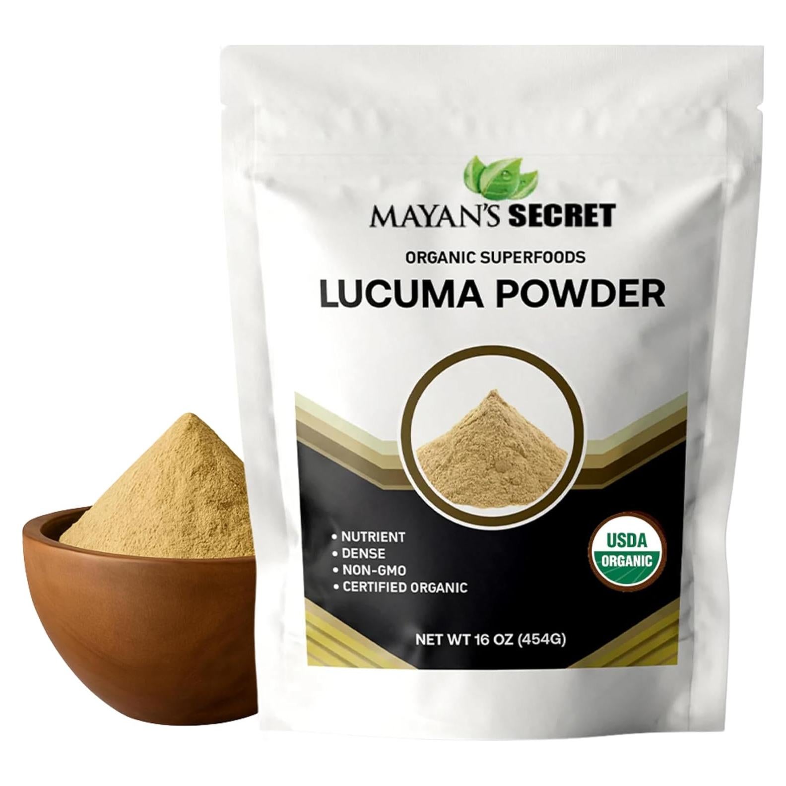 Polvo de Lucuma Orgánico Mayan's Secret 454 g - Superalimento