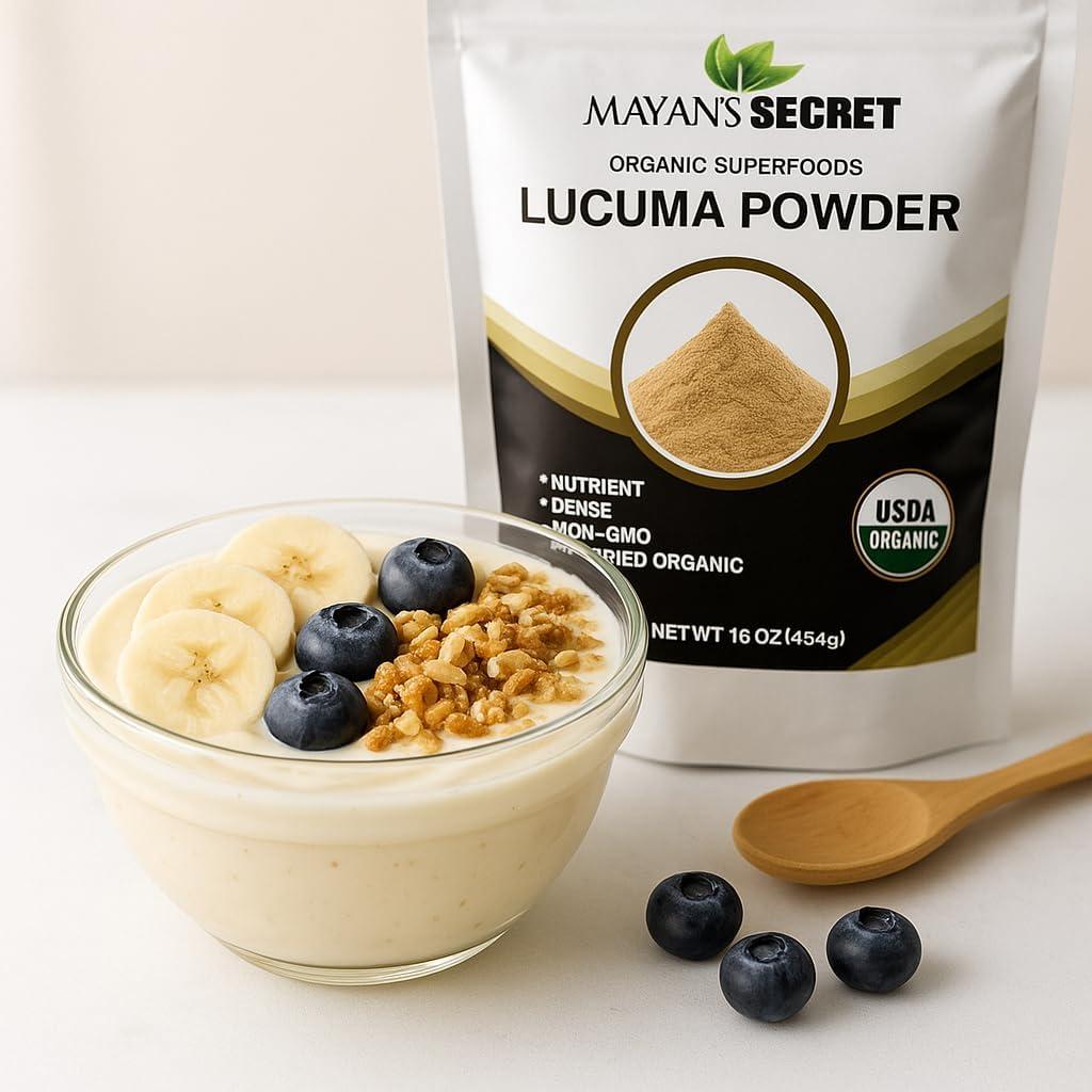 Polvo de Lucuma Orgánico Mayan's Secret 454 g - Superalimento