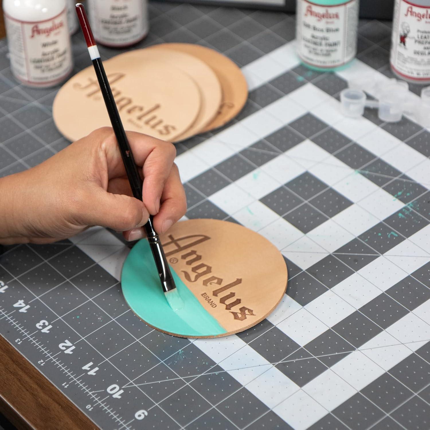 Juego de Pinceles Angelus Sintéticos para Pintura Acrílica (5 piezas)